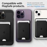 Spigen MagSafe kortholder Valentinus 3 Cards Holder MagFit Sort