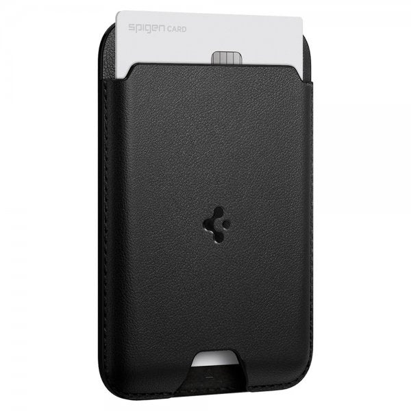 Spigen MagSafe kortholder Valentinus 3 Cards Holder MagFit Sort