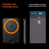 Spigen MagSafe Kortholder Valentinus 3 Kort Holder MagFit Plus Sort