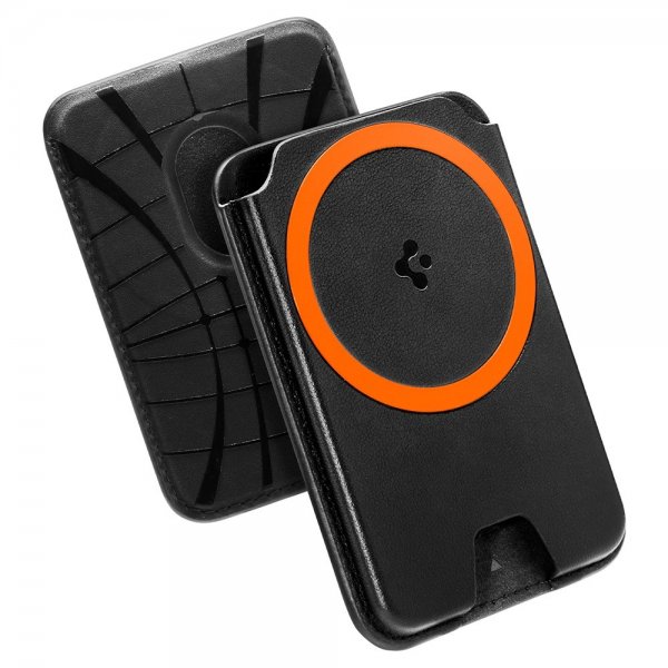 Spigen MagSafe Kortholder Valentinus 3 Kort Holder MagFit Plus Sort