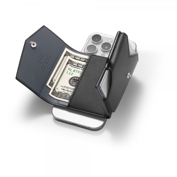 Spigen MagSafe Kortholder Valentinus Pro 3 Cards MagFit Sort