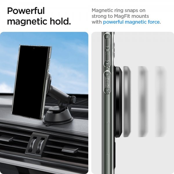 Spigen MagSafe Magnet Ring Plate Carbon