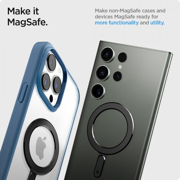 Spigen MagSafe Magnetringplade Sort