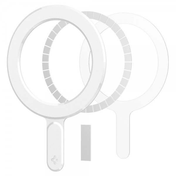 Spigen MagSafe Magnet Ring Plade Hvid