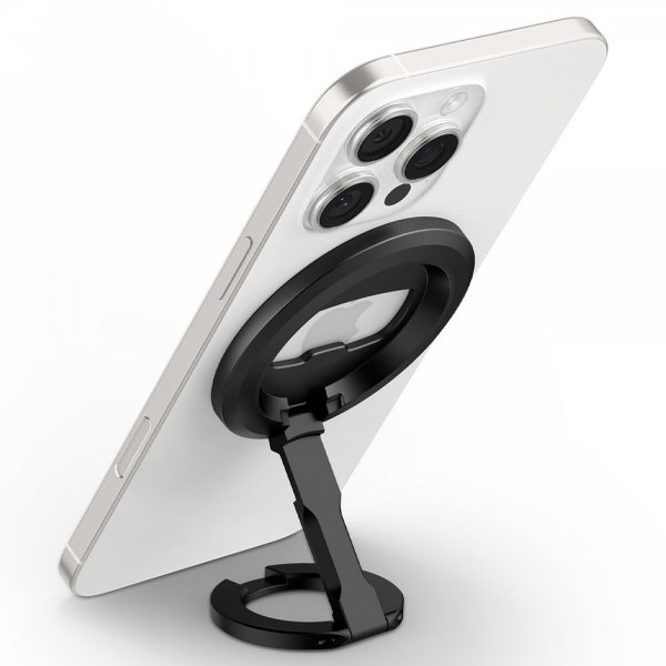 Spigen MagSafe O-Mag Mobilholder med Stativ Mag Fit Sort