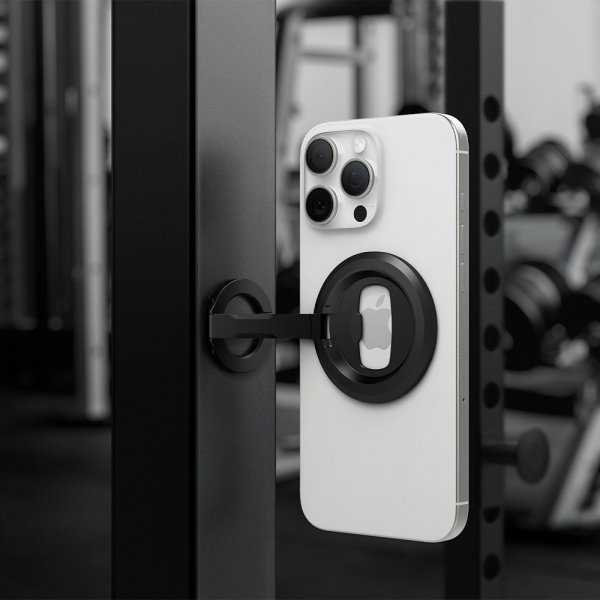 Spigen MagSafe O-Mag Mobilholder med Stativ Mag Fit Sort