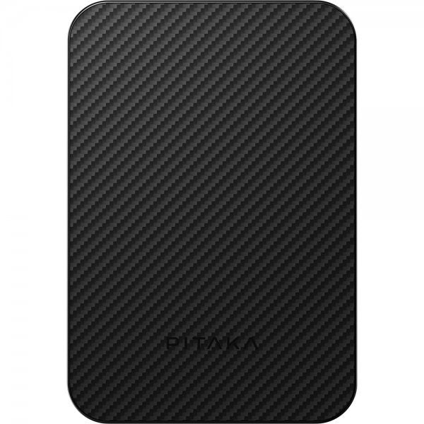 Pitaka MagSafe Powerbank Aramid Fiber 5000 mAh Sort/Grå Twill