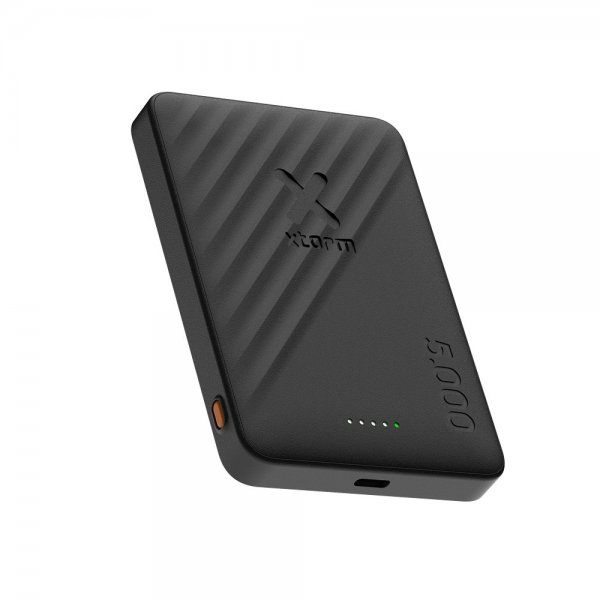 Xtorm MagSafe Powerbank Go2 Magnetisk 15W USB-C 5000mAh Sort