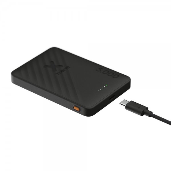 Xtorm MagSafe Powerbank Go2 Magnetisk 15W USB-C 5000mAh Sort