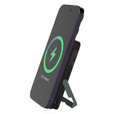 Deltaco MagSafe Powerbank med Stativ 5000 mAh 20W Sort