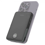 Deltaco MagSafe Powerbank med Stativ 5000 mAh 20W Sort