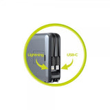 Mobile Origin MagSafe-powerbank/Rejseoplader Indbyggede kabler/Apple Watch-opladning Grå