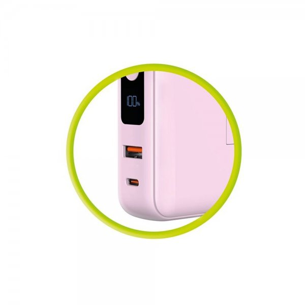 Mobile Origin MagSafe-powerbank/Rejseoplader Indbyggede kabler/Apple Watch-opladning Rosa