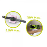 Mobile Origin MagSafe-powerbank/Rejseoplader Indbyggede kabler/Apple Watch-opladning Rosa