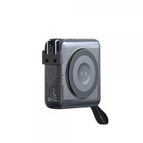 Mobile Origin MagSafe-powerbank/Rejseoplader Indbyggede kabler/Apple Watch-opladning Sort