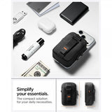 Spigen MagSafe Taske Portable Organizer Pouch Tintap Zip MagFit Sort