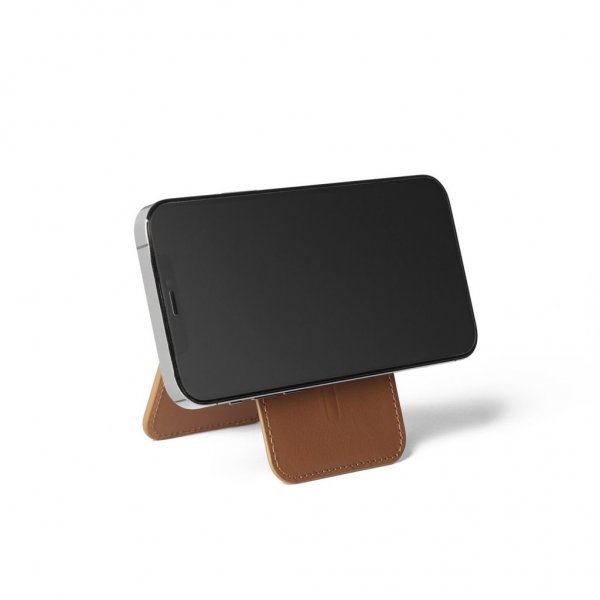 Mujjo Kortlomme MagSafe Wallet Stand Tan