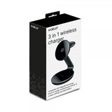 Celly 15W 3-i-1 Trådløs Oplader MagSafe