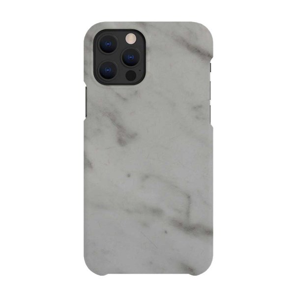 agood company iPhone 12 Pro Max Cover Plantebaseret Hvid Marmor