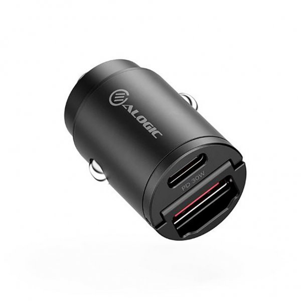 ALOGIC Rapid Power 30W biloplader 1 X USB-C & 1 X USB-A