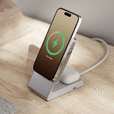 ALOGIC Matrix 2-i-1 universel magnetisk opladerstation MagSafe Hvid
