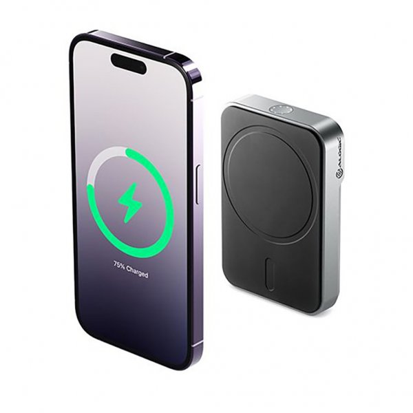 ALOGIC Matrix Universal Magnetic Powerbank 5000mAh MagSafe Sort