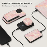Burga Powerbank MagSafe 5000 mAh Golden Coral Metalgrå