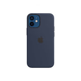 Apple Original iPhone 12 Mini Cover Silikonecover MagSafe Deep Navy