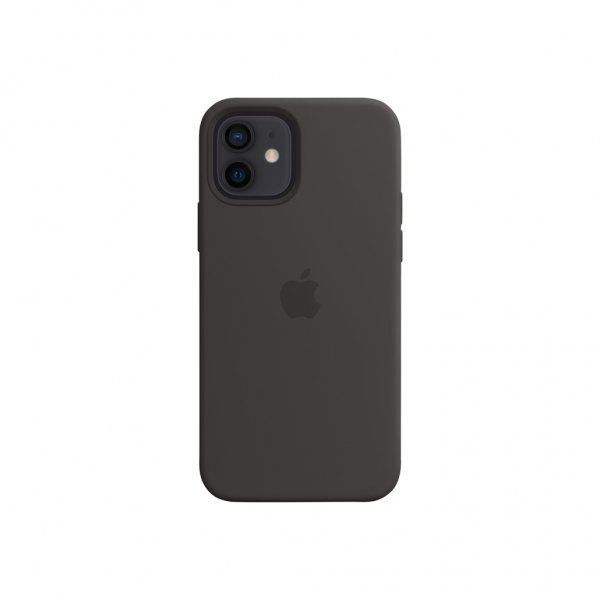 Apple Original iPhone 12/iPhone 12 Pro Cover Silikone MagSafe Sort