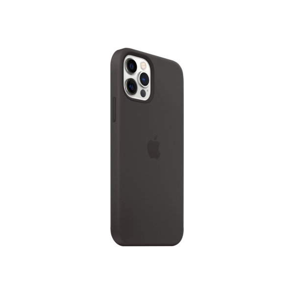 Apple Original iPhone 12/iPhone 12 Pro Cover Silikone MagSafe Sort