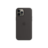 Apple Original iPhone 12 Pro Max Skal Silicone Case MagSafe Sort
