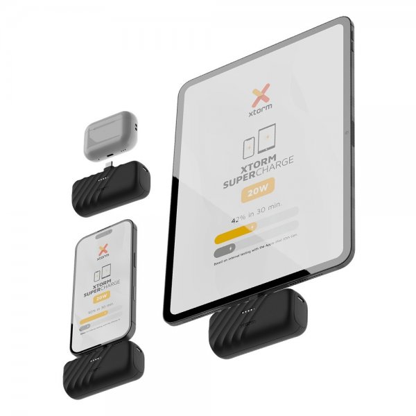 Xtorm Mini Powerbank Go2 PowerShot 5000 mAh USB-C 20W Sort