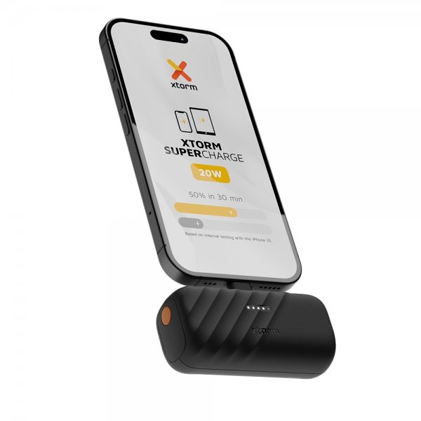 Xtorm Mini Powerbank Go2 PowerShot 5000 mAh USB-C 20W Sort