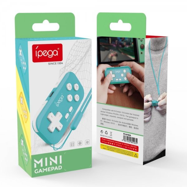 Ipega Mini Game Controller til Android/Nintendo Switch/PC Grøn