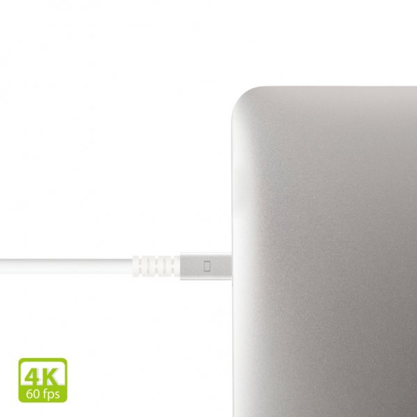 Moshi Mini DisplayPort til DisplayPort Kabel 1.5 m Hvid