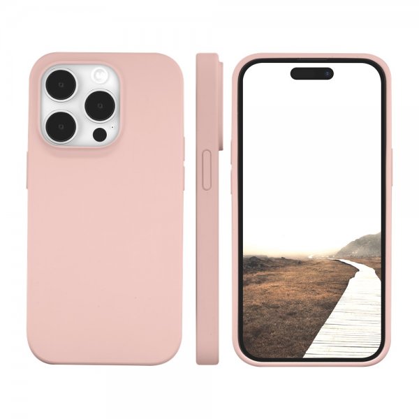 dbramante1928 iPhone 15 Pro Cover Monaco MagSafe Pink Sand