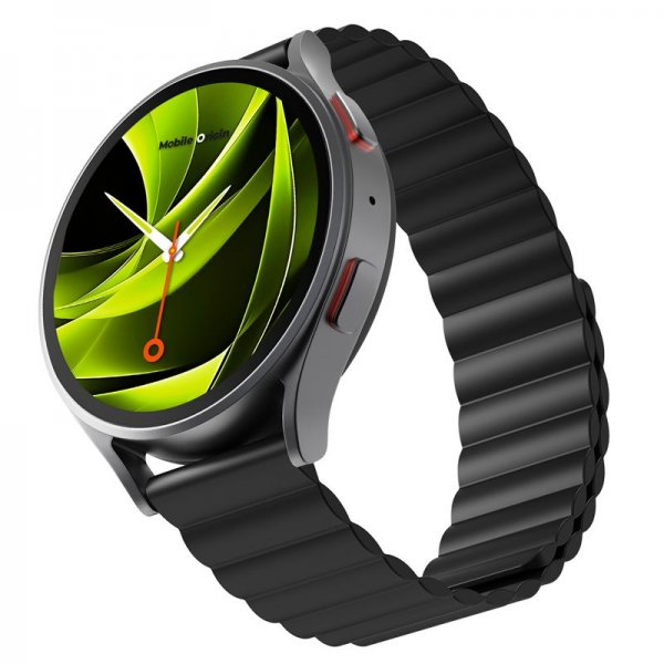 Mobile Origin Samsung Galaxy Watch 20mm Armbånd Easy Strap Sort
