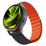 Mobile Origin Samsung Galaxy Watch 20mm Armbånd Easy Strap Sort Orange