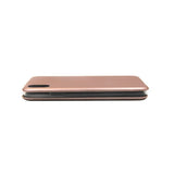 iPhone X/iPhone Xs Cover med Stativ Rosaguld