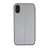 iPhone X/iPhone Xs Cover med Stativ Sølv