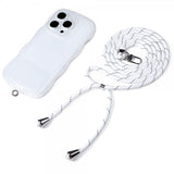 Imak Mobilhalskæde Lanyard Crossbody Rem Hvid