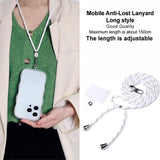 Imak Mobilhalskæde Lanyard Crossbody Rem Hvid