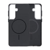 Samsung Galaxy S26 Plus Cover Kulfibermønster MagSafe Sort