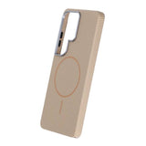 Samsung Galaxy S26 Ultra Cover Kulfibermønster MagSafe Guld