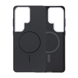Samsung Galaxy S26 Ultra Cover Kulfiber Mønster MagSafe Sort