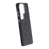 Samsung Galaxy S26 Ultra Cover Kulfiber Mønster MagSafe Sort