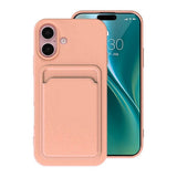 iPhone 16 Cover Kortholder Rosa