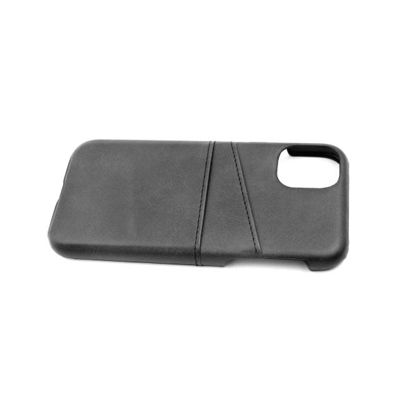 iPhone 11 Cover Kortlomme Udvendig Sort