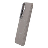 Samsung Galaxy S26 Cover Kulfibermønster MagSafe Grå