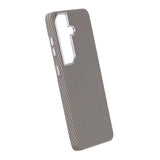 Samsung Galaxy S26 Plus Cover Kulfibermønster MagSafe Grå